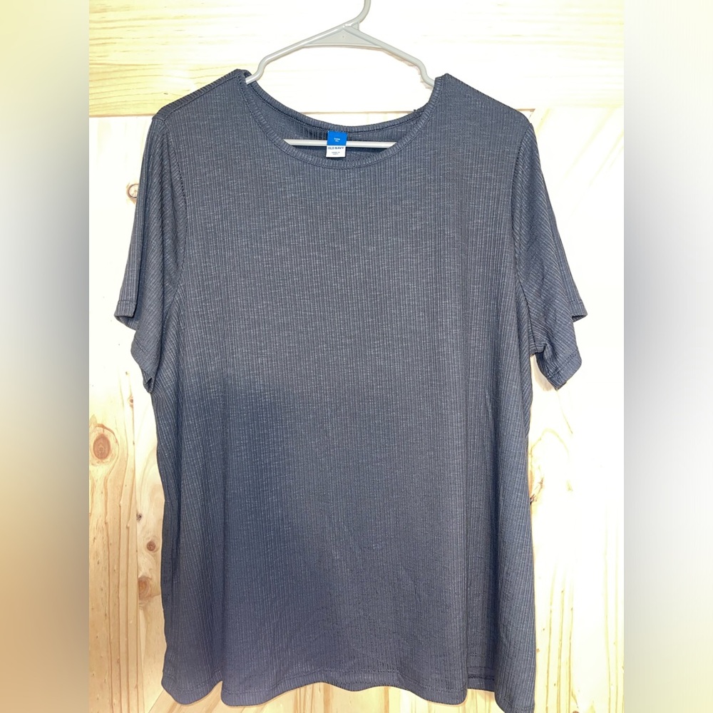 Old Navy Luxe Charcoal Tee